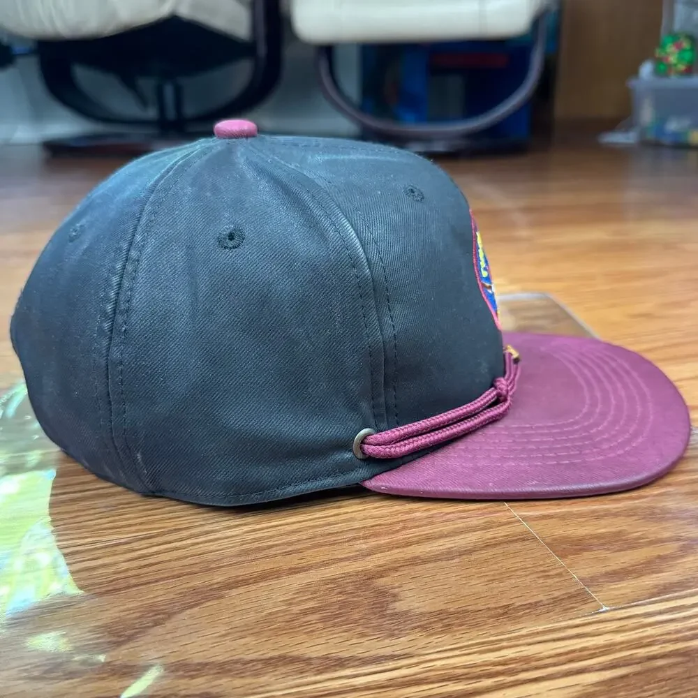 Findlay Force Roasting Marshmallows Smore'z Black and Maroon Snapback Hat